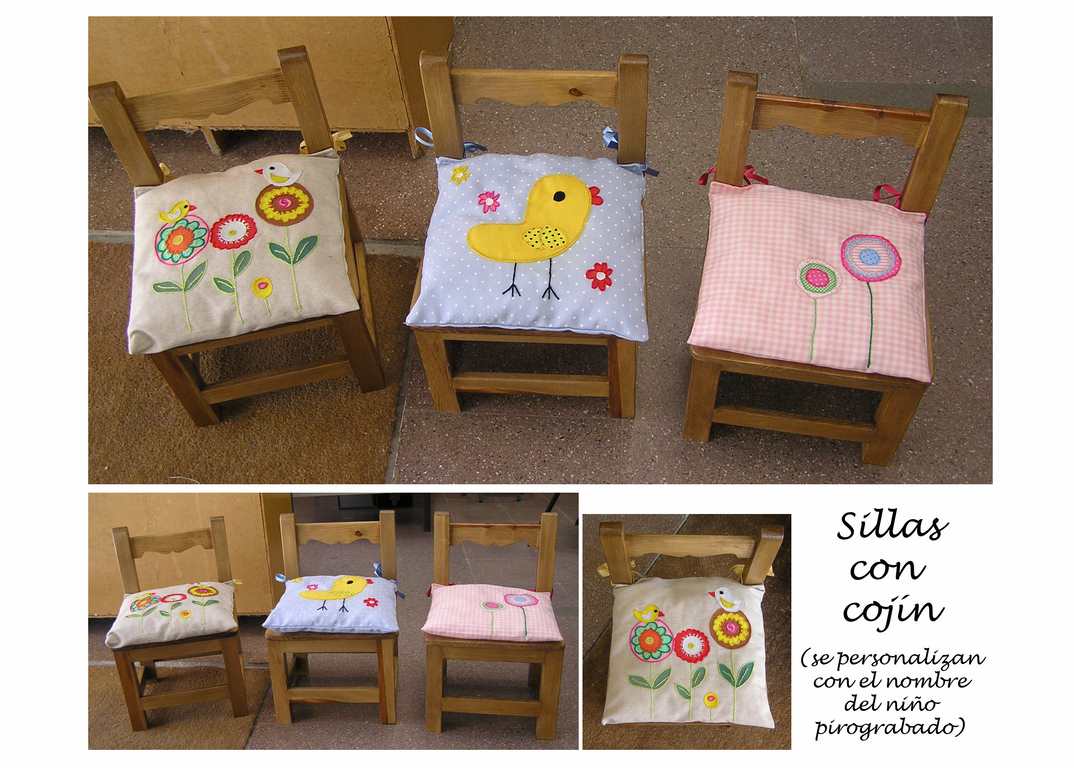 Sillas con cojín