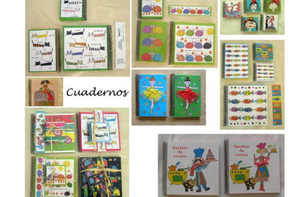 Cuadernos pintados a mano