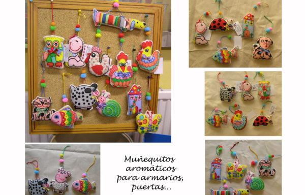 Muñequitos y saquitos aromáticos.